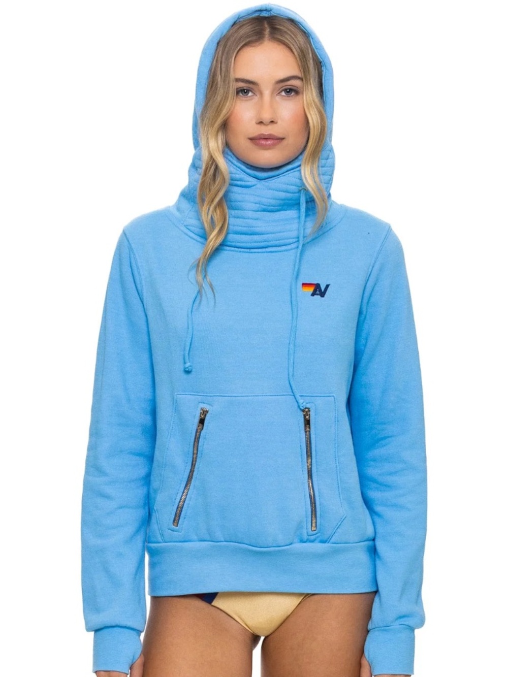 Aviator Nation NINJA PULLOVER HOODIE - SKY